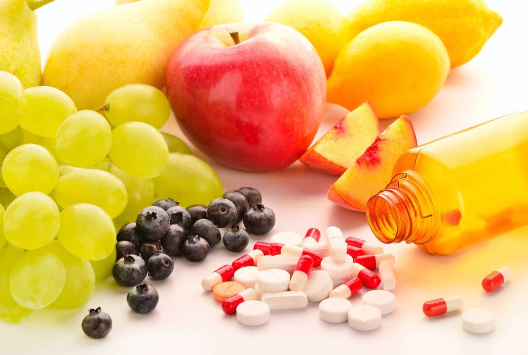 vitamin dan suplemen makanan untuk pengobatan prostatitis